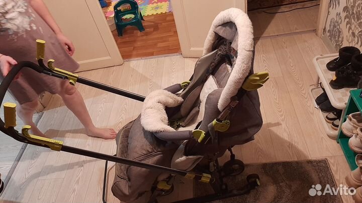 Детские санки коляска