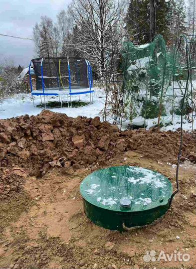 Установка канализации септик под ключ