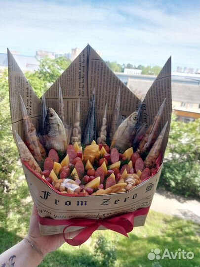 Мужские съедобные букеты