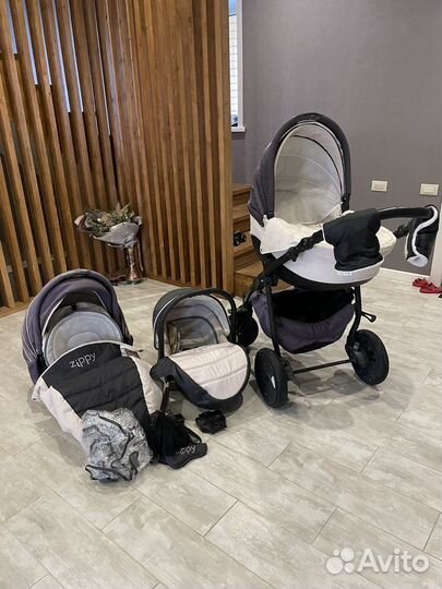 Коляска 3 в 1 tutis zippy