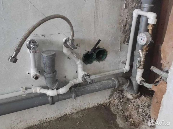 Водопровод,конализация,отопление