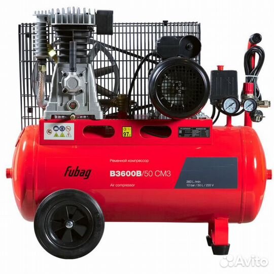 Компрессор ременной fubag B3600B/50 CM3