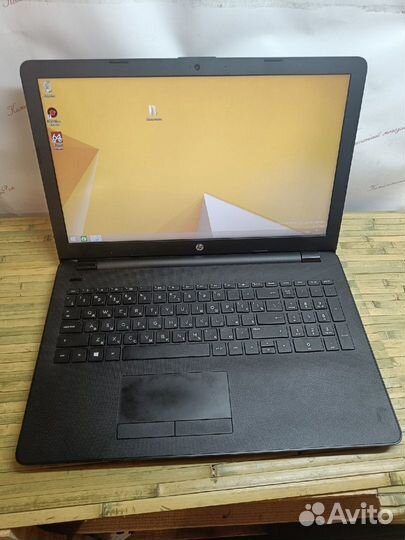 Современный ноутбук HP, условия внутри