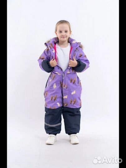 Комбинезон для девочки зимний