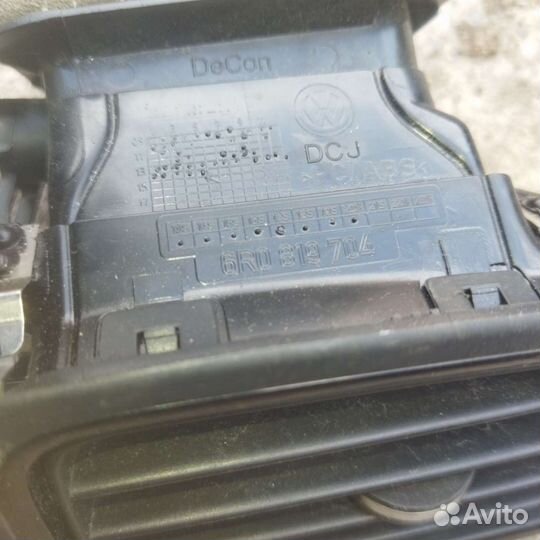 Дефлектор в торпедо правый/левый VW Polo