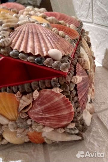 Шкатулка-Ракушка ручная работа