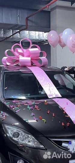 Большой подарочный бант розовый