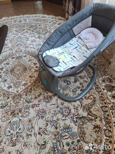 Детские электронные качели шезлонг