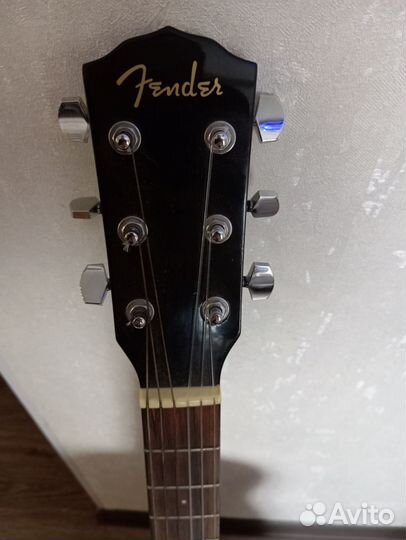 Акустическая гитара fender CD 60s black