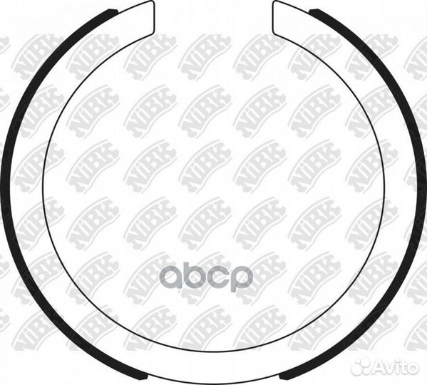 Колодки тормозные FN0696 NiBK