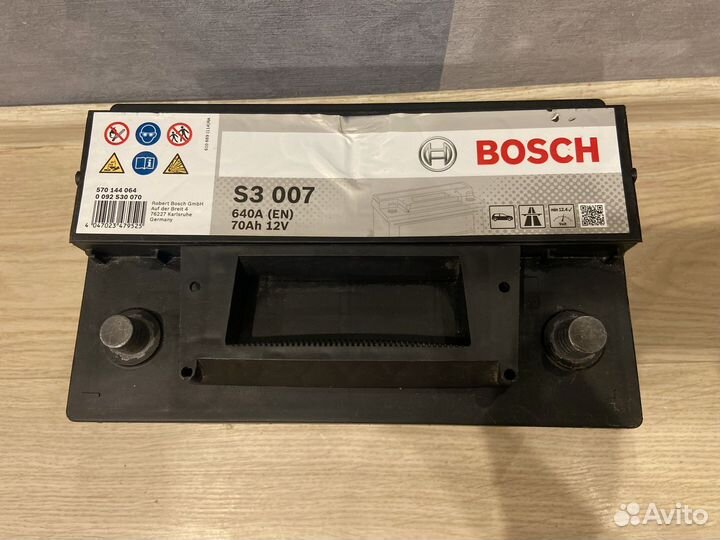 Аккумулятор bosh S3 007 70Ah, 640A