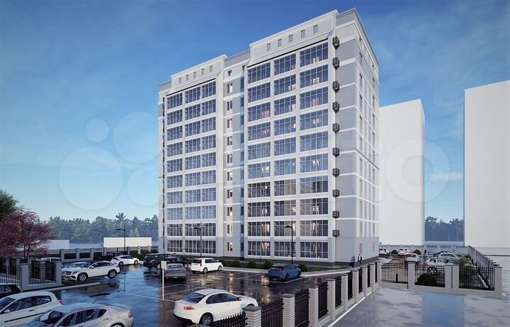 2-к. квартира, 63,2 м², 6/10 эт.