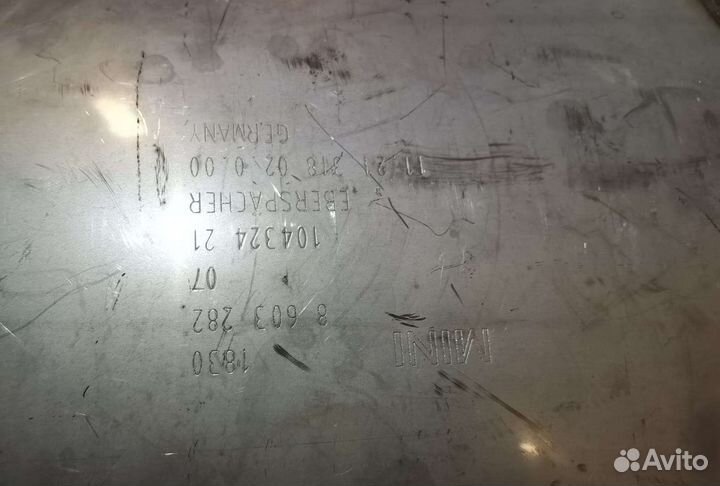 Выхлопная система mini cooper f 56 8603282