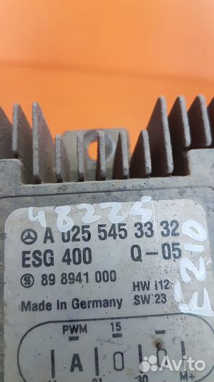 Блок управления вентилятором на Mercedes W210