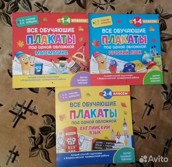 Обучающие плакаты для начальной школы