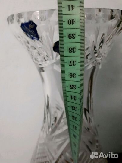 Ваза хрустальная