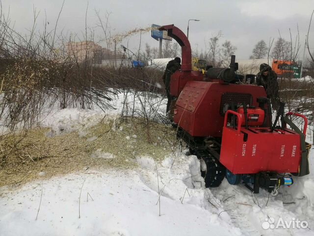 Самоходный измельчитель дерева аренда. Клин