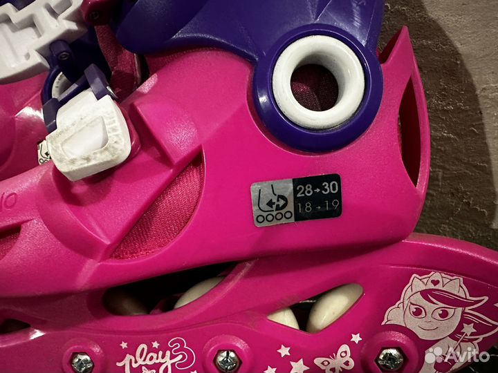 Роликовые коньки, защита и шлем 28-30 р