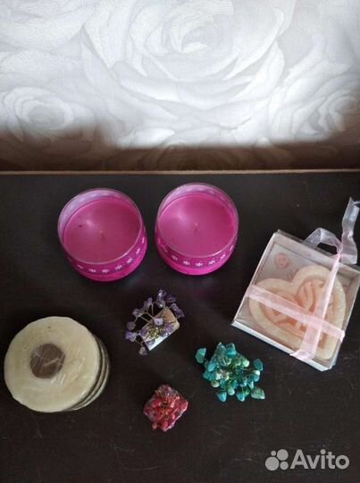 Свечи/Дерево из нат.камней