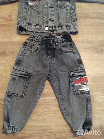 Джинсовый костюм для мальчика