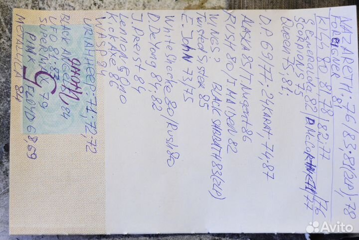 Катушки с зап. с винила,рок,обмен на спин.,катушку