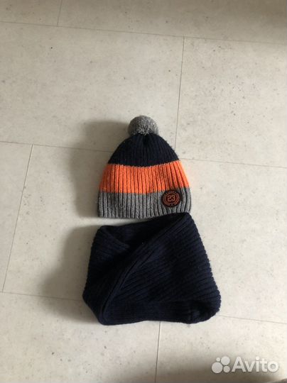 Шапка и снуд 50-52см
