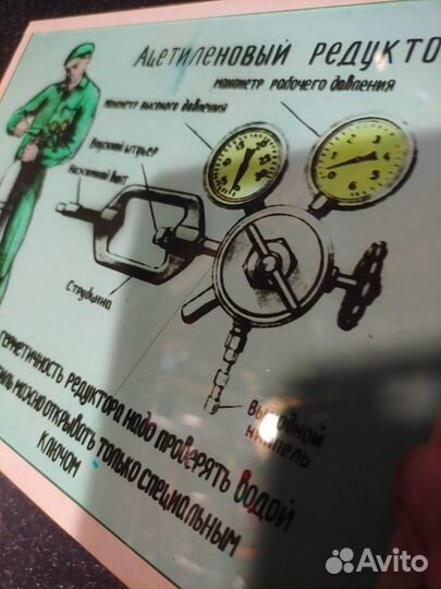 Советские плакаты по безопасности труда -сварка