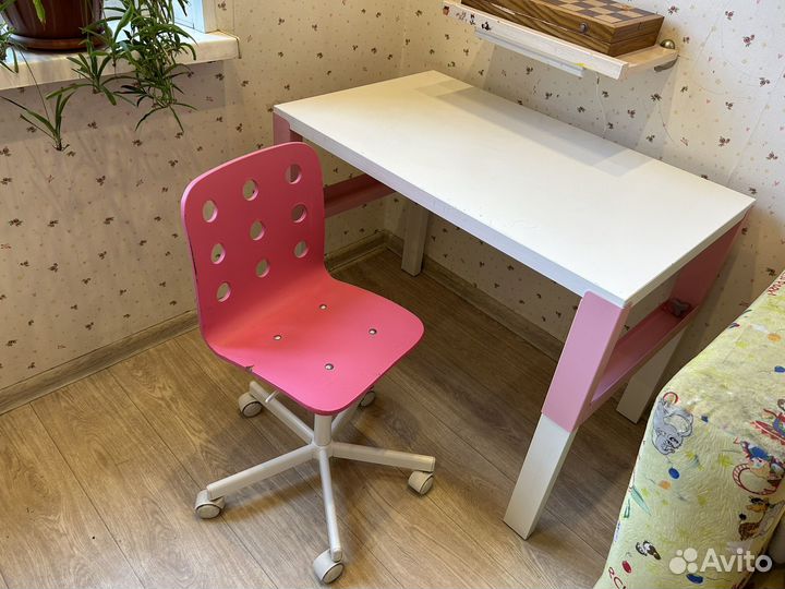 Детский стол и стул IKEA