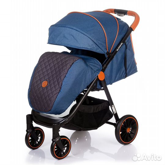 Коляска прогулочная Acarento Bellezza Jeans-Grey