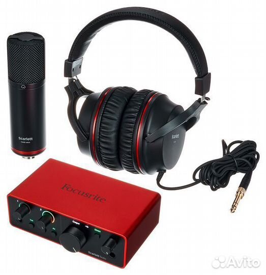 New Студийный набор Focusrite solo studio 4th gen