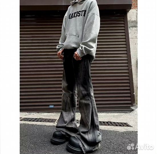 Джинсы клеш Rick Owens Jeans