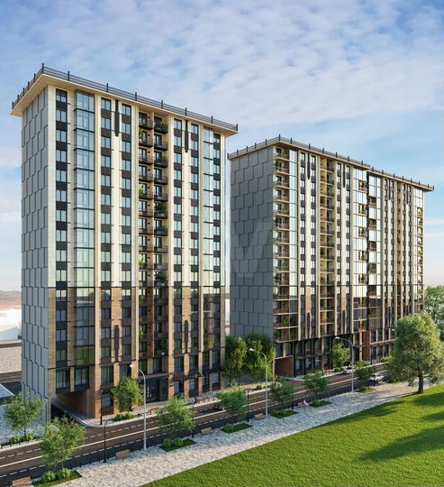 2-к. квартира, 75,9 м², 13/16 эт.