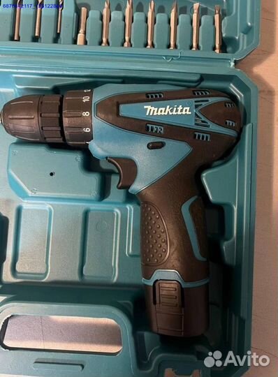 Шуруповерт makita 18v с набором