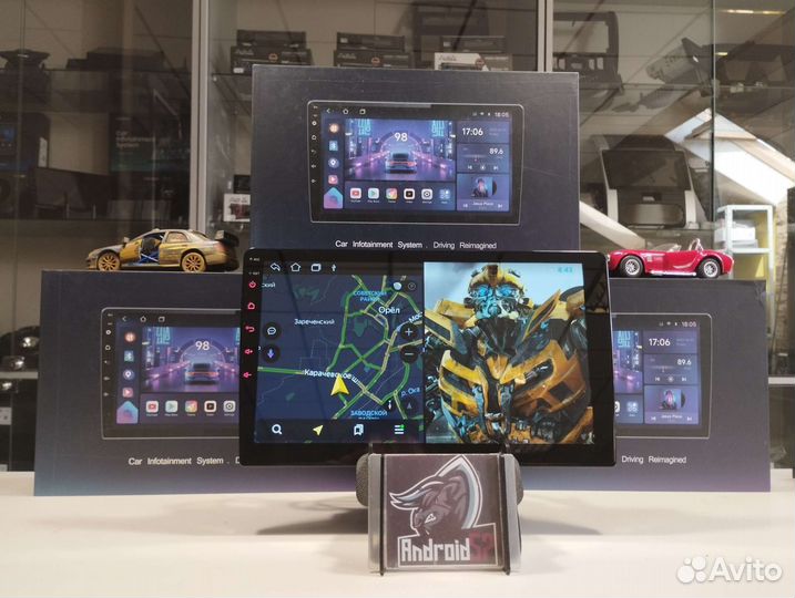 Магнитола android аналог Teyes 10.2 дюйма 2gb/32gb