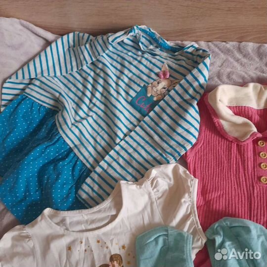 Вещи на девочку 110-116, пакетом