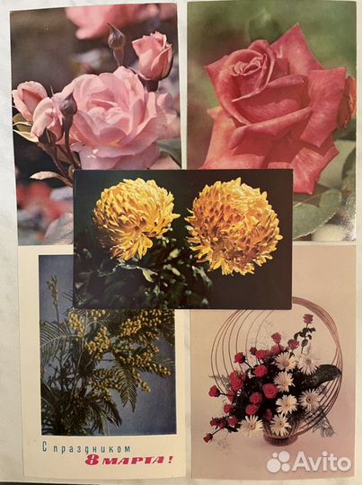 Открытки времен СССР с 8 марта