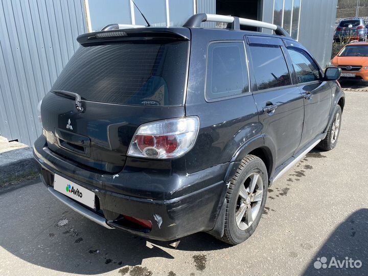 Mitsubishi Outlander 2.4 AT, 2008, 184 000 км