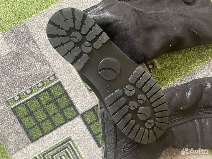 Сапоги женские натуральная кожа, дутики keddo