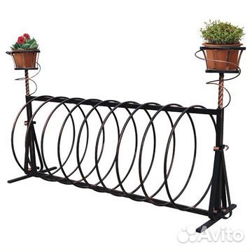 Велопарковка С цветочницей 1