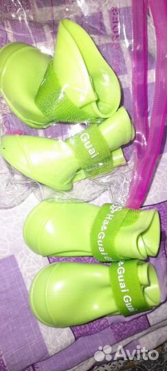 Резиновые ботинки для собаки L