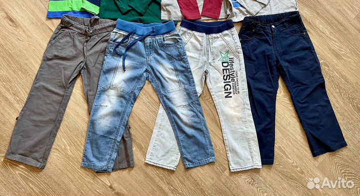 Одежда на мальчика 3-5 лет пакетом 28 вещей