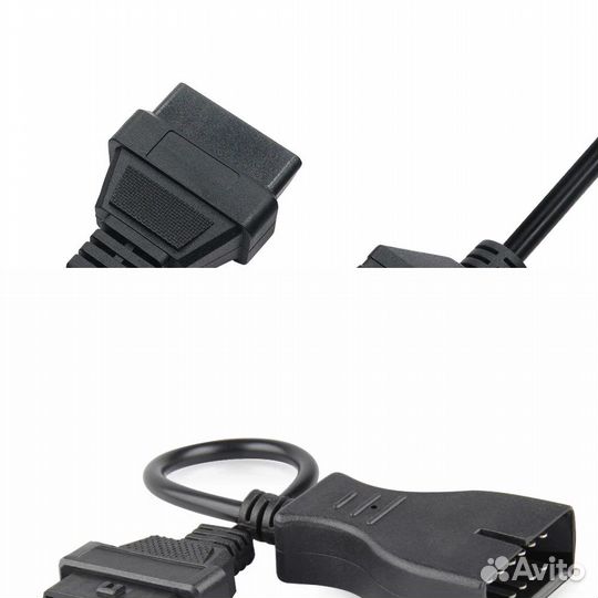 Переходник GM 12 pin - 16 pin OBD2 OBD-2 OBD II