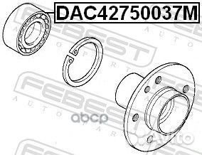 Подшипник ступичный задний BMW 3 F30 DAC4275003