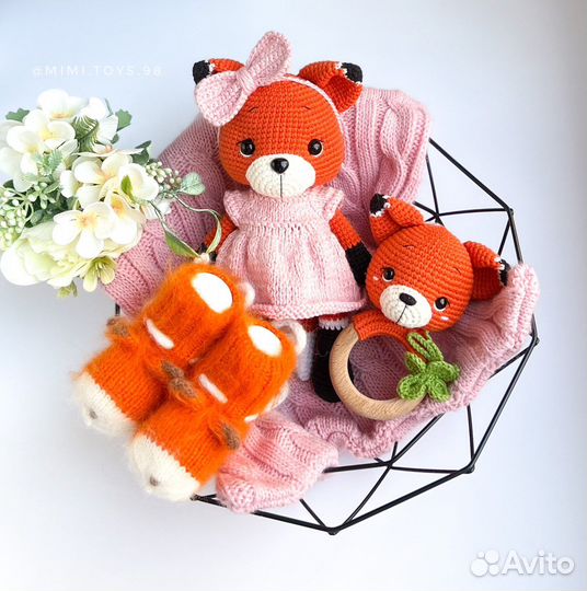 Лисята ручной работы