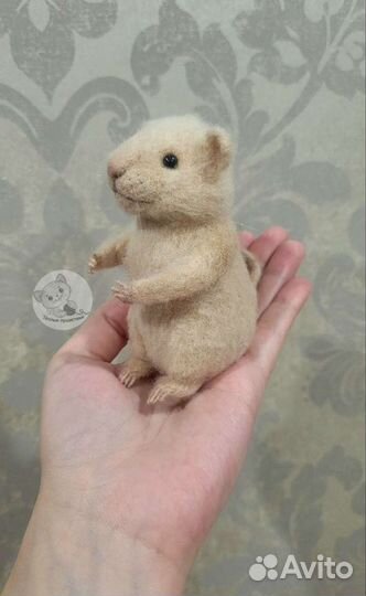 Игрушка мышонок. Ручная работа