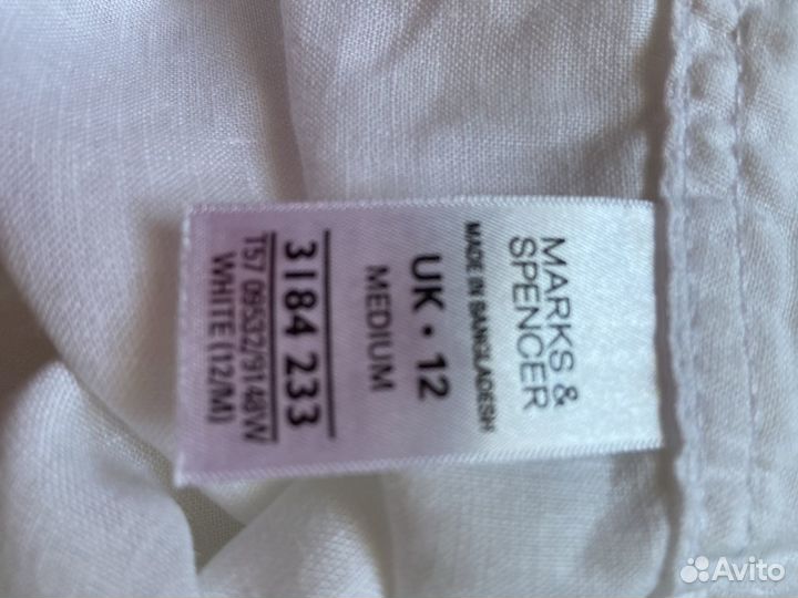 Брюки лен marks&spencer 44