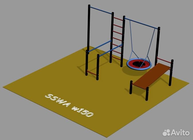 Воркаут площадка sswa 150 для взрослых и детей