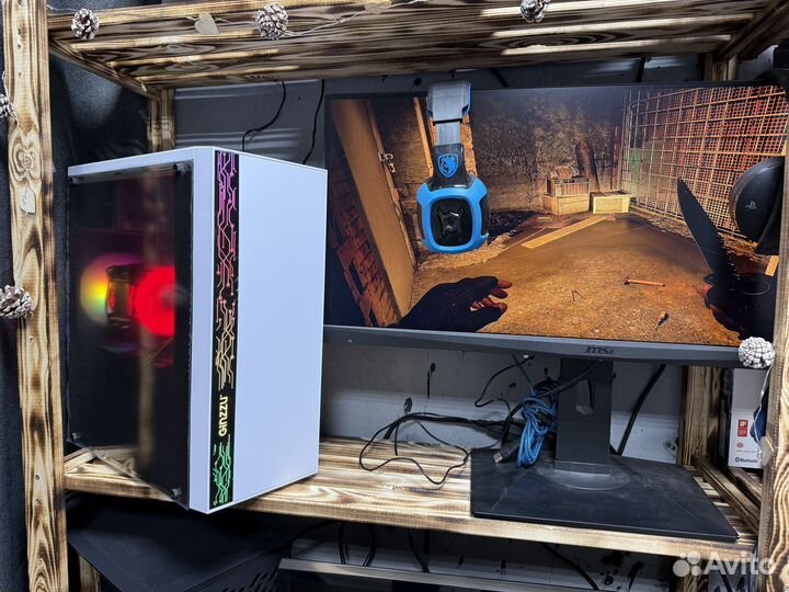 Игровой пк RX 8gb/intel/16gb/ssd