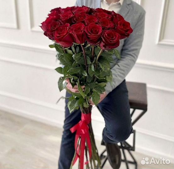 Высокие розы