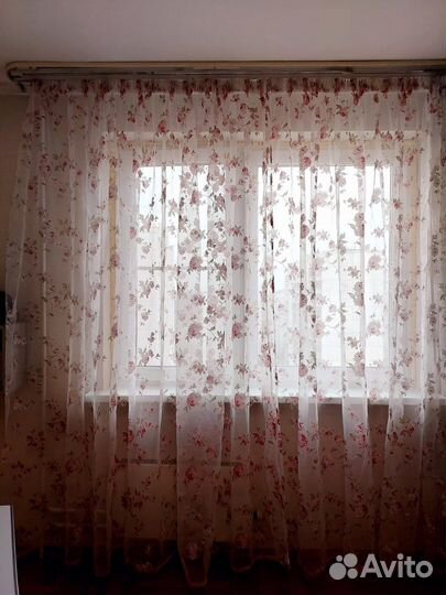Тюль 2 штуки